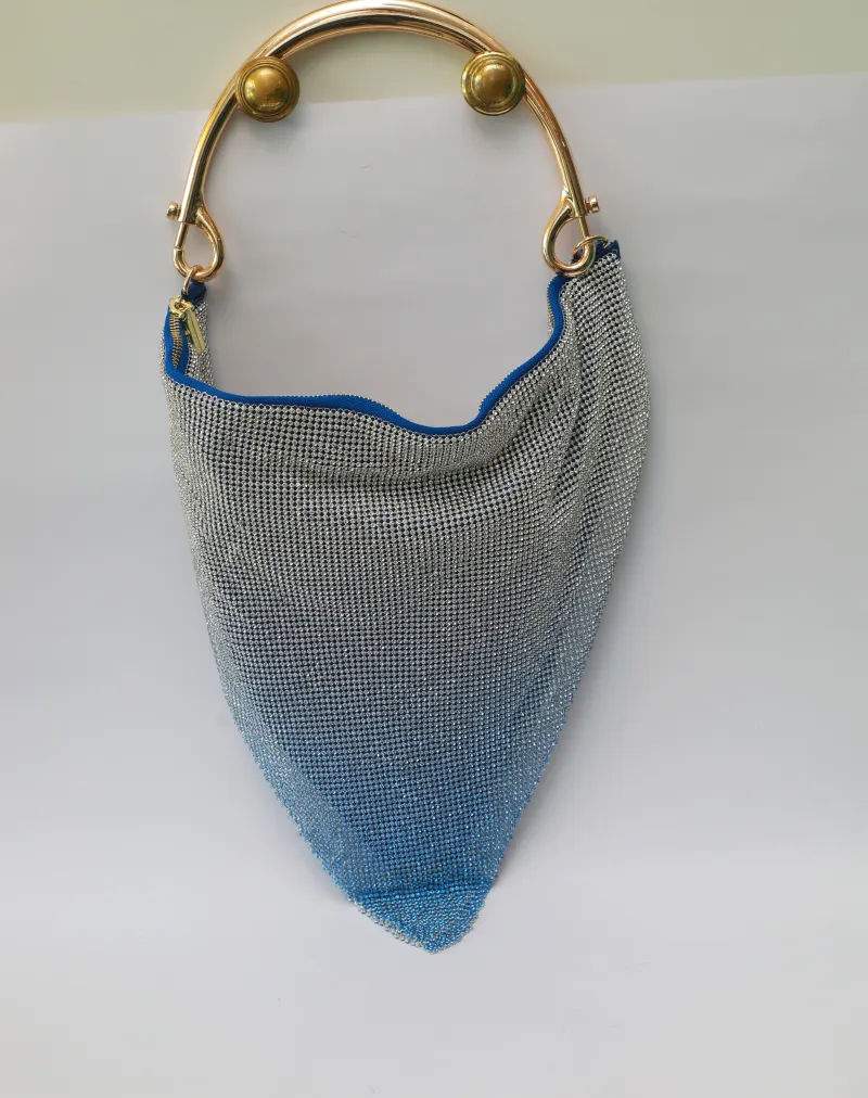 Chivas Pencil Mouth Purse – Blue Crystal Edition  view 3