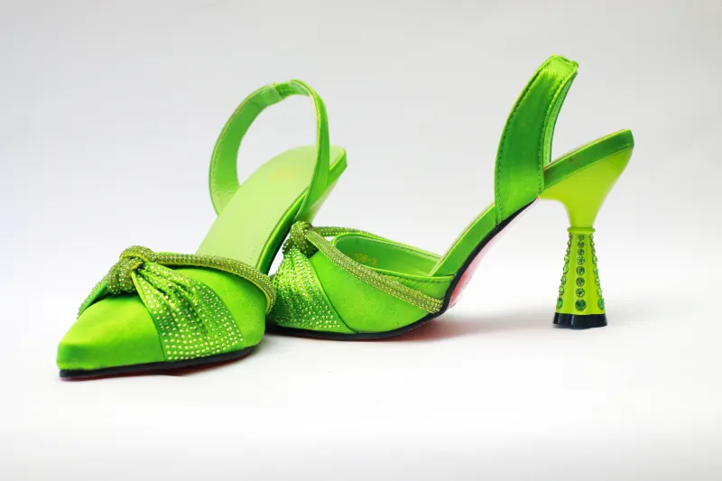 Ify Pencil Mouth Sandal – Green Edition view 2