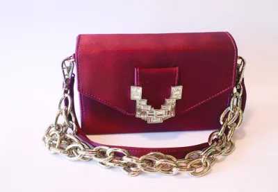 Roseline Purse – Royal Purple Crystal Edition  - Luxury Shoes at Futuretense Lekki Lagos