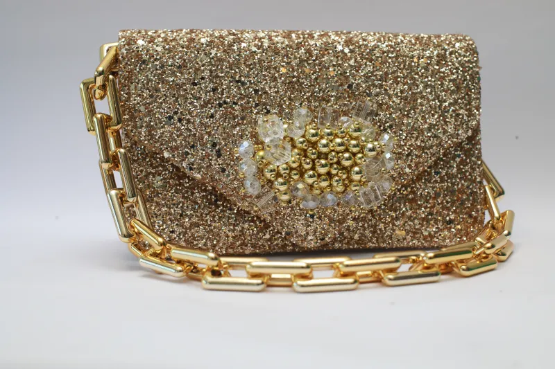 Melina Purse – Gold Crystal Edition  view 2