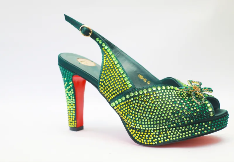 MAYBA Sandal – Emerald Crystal Edition  view 2
