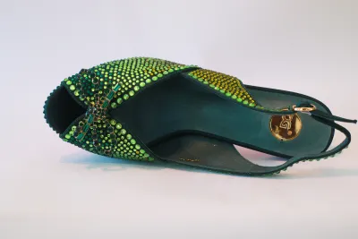 MAYBA Purse – Emerald Crystal Edition  - Luxury Shoes at Futuretense Lekki Lagos