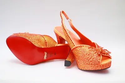 MAYBA Sandal – Amber Crystal Edition  - Luxury Shoes at Futuretense Lekki Lagos