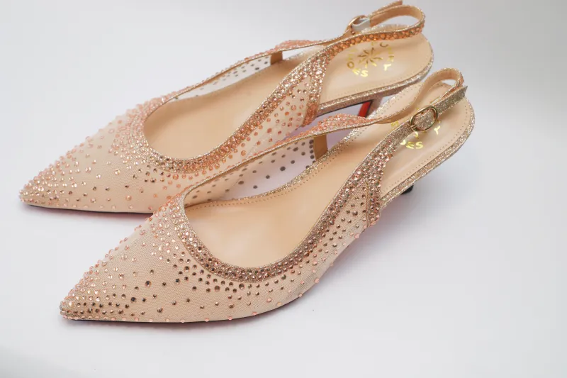 LOLA Sandal – Champagne Crystal Edition  view 3