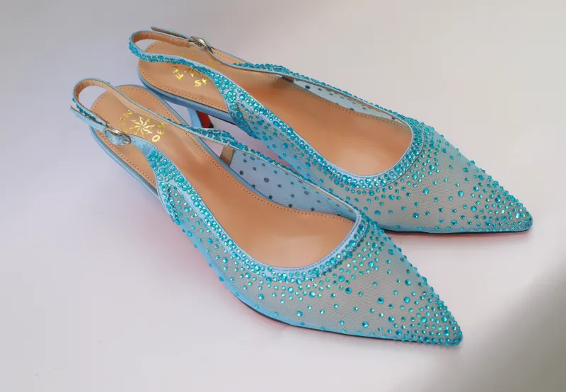 LOLA Sandal – Aqua Crystal Edition  view 4