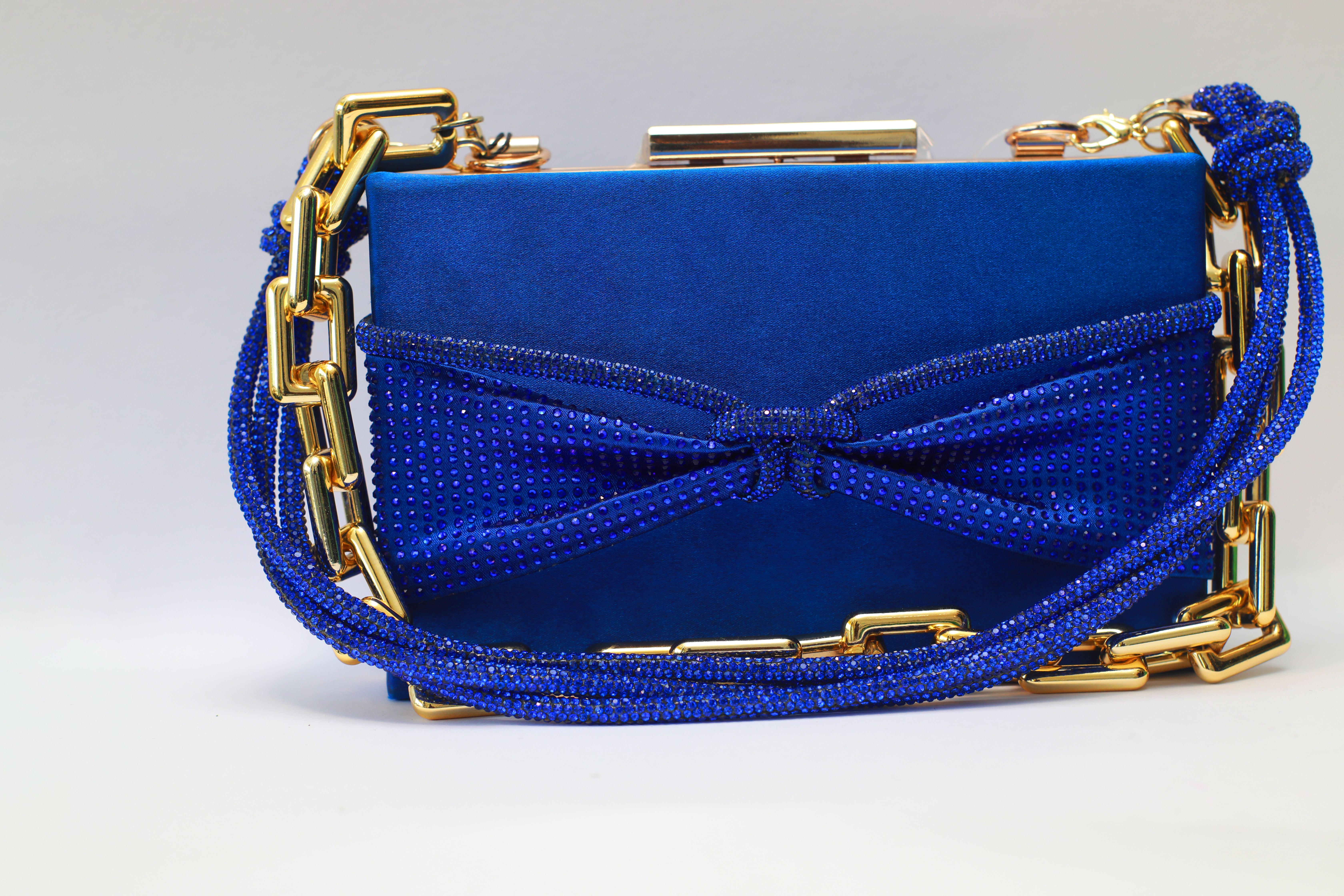 Ify Purse – Royal Blue Crystal Edition view 3