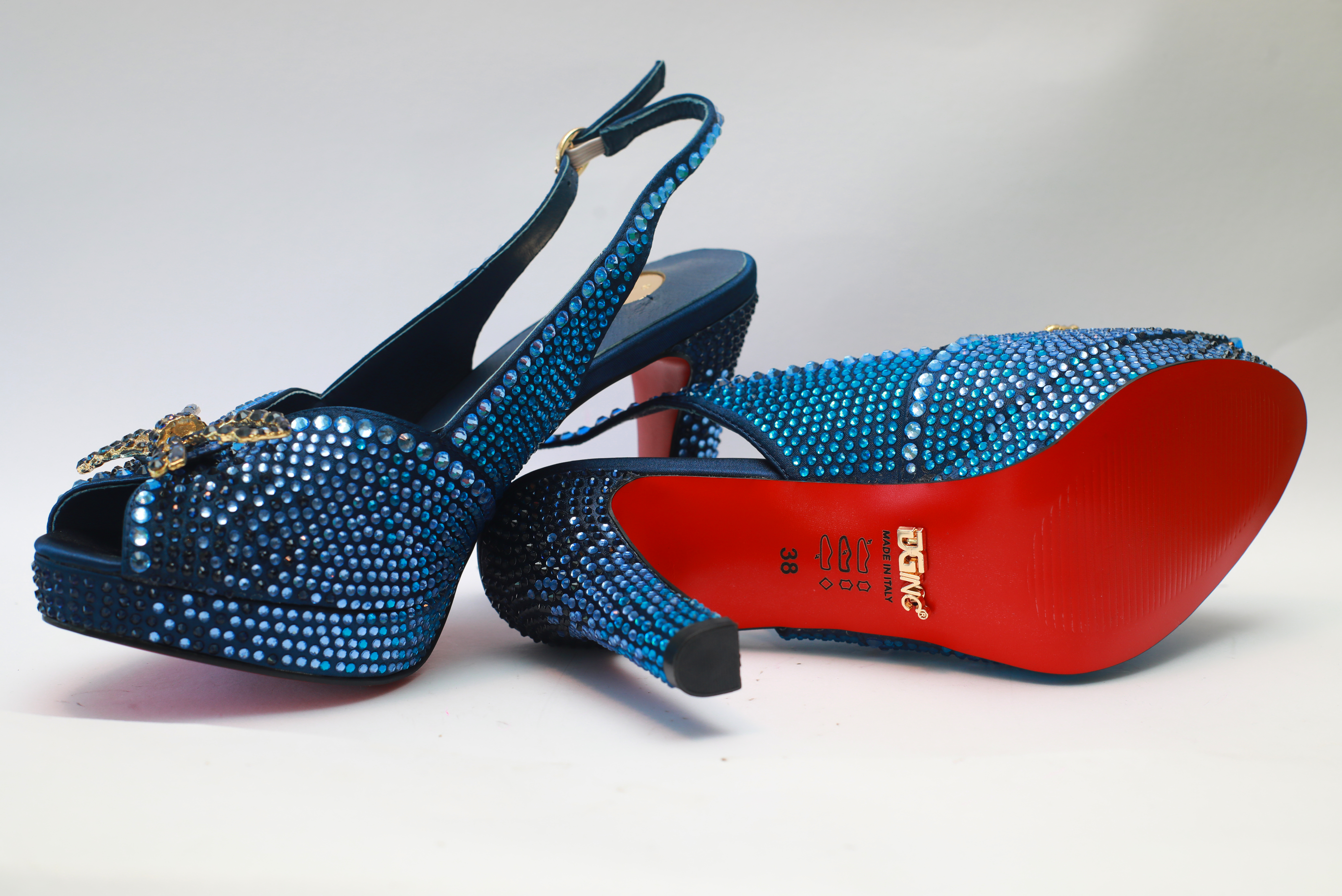 MAYBA Sandal – Sapphire Crystal Edition view 2